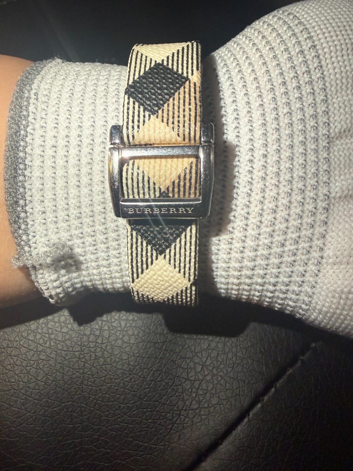 Burberry BU9406 The Pioneer Check Strap Stainless Steel Women’s Watch