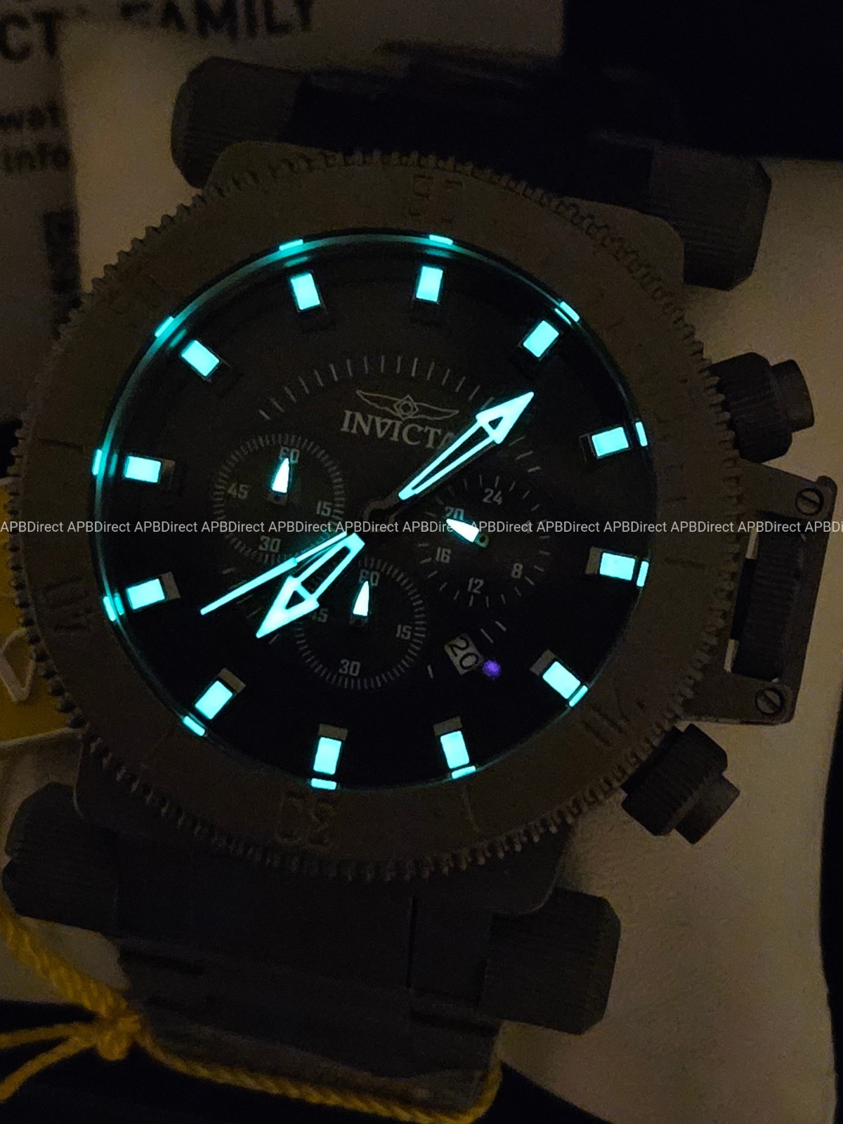 Invicta – Full TITANIUM – Case & Bracelet Coalition Forces – Chrono Mens watch