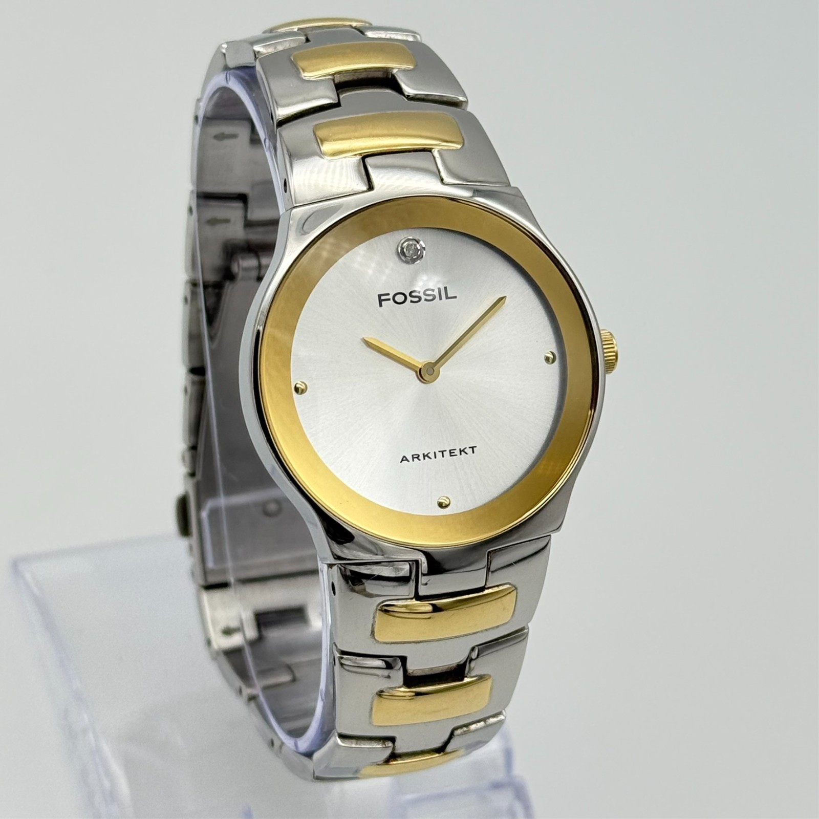 Men’s FOSSIL Arkitekt All Stainless Steel Two-Tone Classic 35mm Watch, FS3029