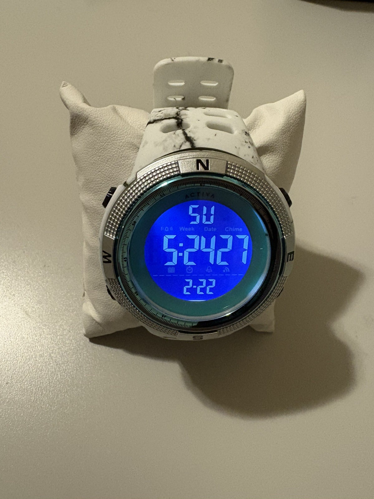 Activa Summit X Invicta Men’s Digital Watch – 50mm, White Camo (ACW1915MC-005)