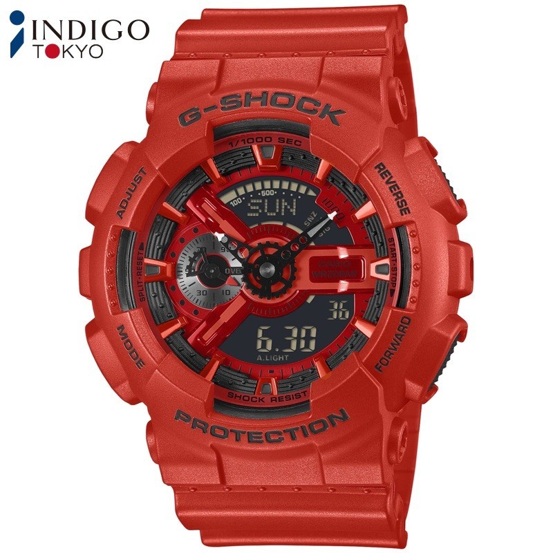 Casio G-Shock GA-110RRB-4AJF Quartz Iconic Styles Red 51.2mm Watch