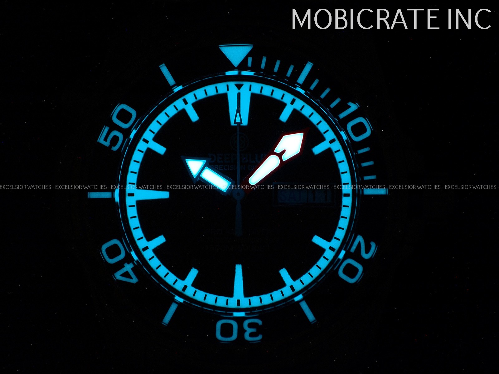 Rare Deep Blue Pro Aqua Men’s 45mm Automatic NH36 Sapphire Bezel & Crystal Watch