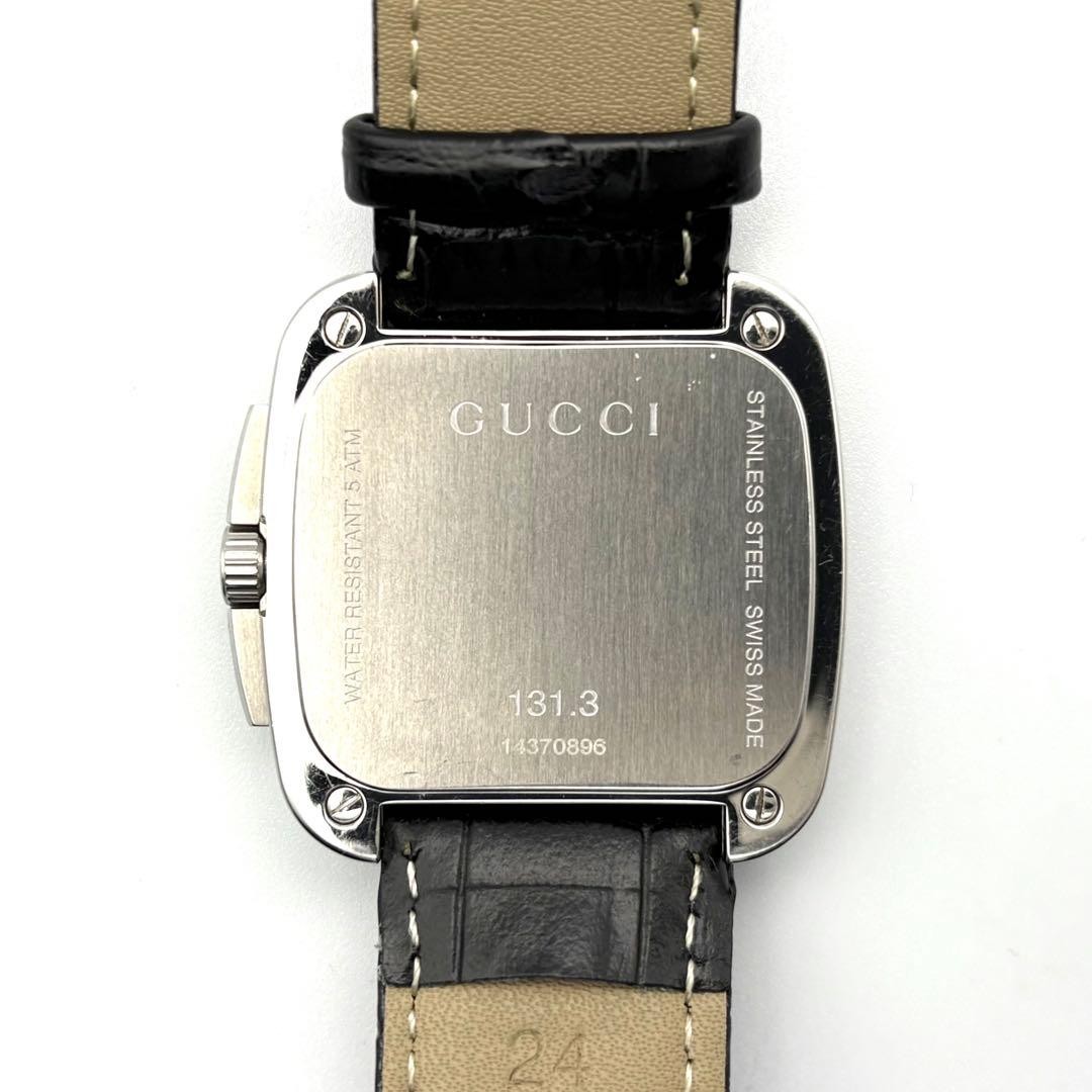 GUCCI Coupe Small Second Square 131.3 Used watch Excellent condition