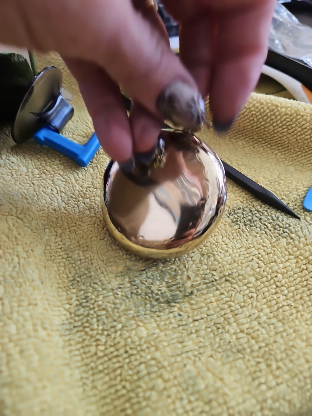 Antique duplex pocket watch movement, For Chineese Emperors, Rare Rolled Gold