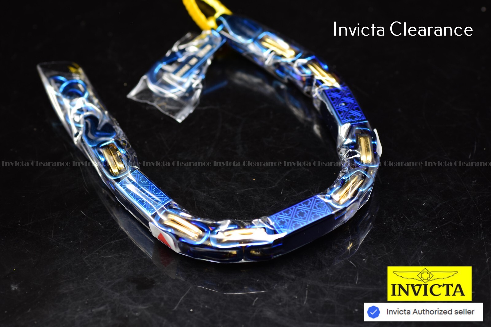 NEW INVICTA JM CORREA Ltd Ed. Black Dial Blue Silicone Band Automatic 44mm Watch