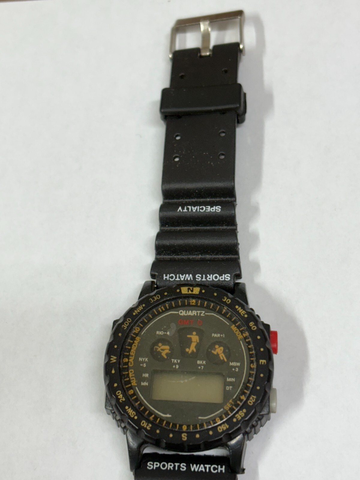 Sports Watch Digital Plastic Resin Quartz Unisex Watch Mens Wristwatch REPAIR