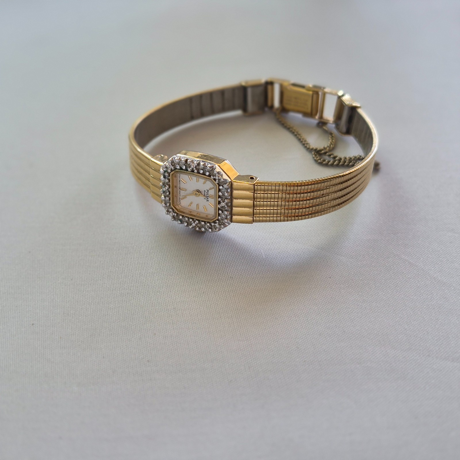 Vintage Women’s Pulsar Watch by Seiko, New Battery, WORKS