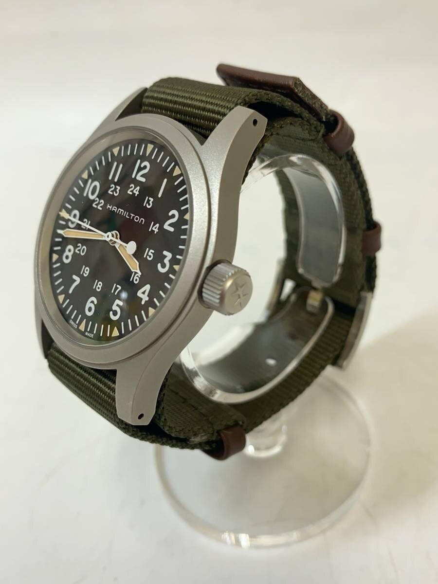 HAMILTON Manual Wind Watch Analog BLK KHK H694390