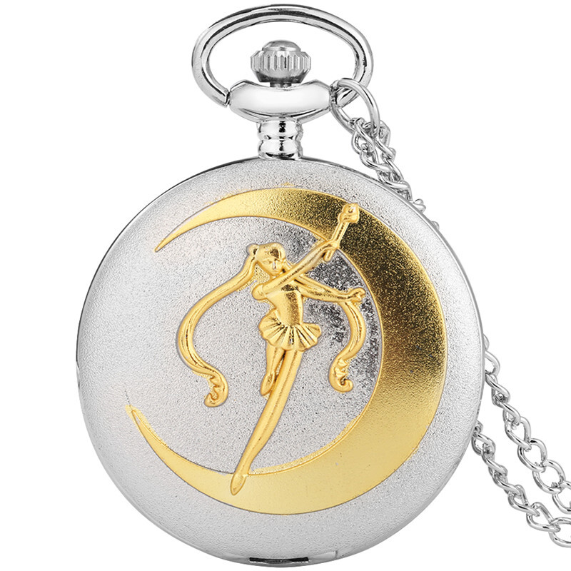 Steampunk Quartz Analog Pocket Watch with Necklace Chain for Friends Xmas Gifts