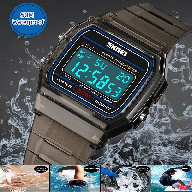 Electronic Women’s Sport Watch Waterproof Sports Watch Stopwatch LED | 7 Colors