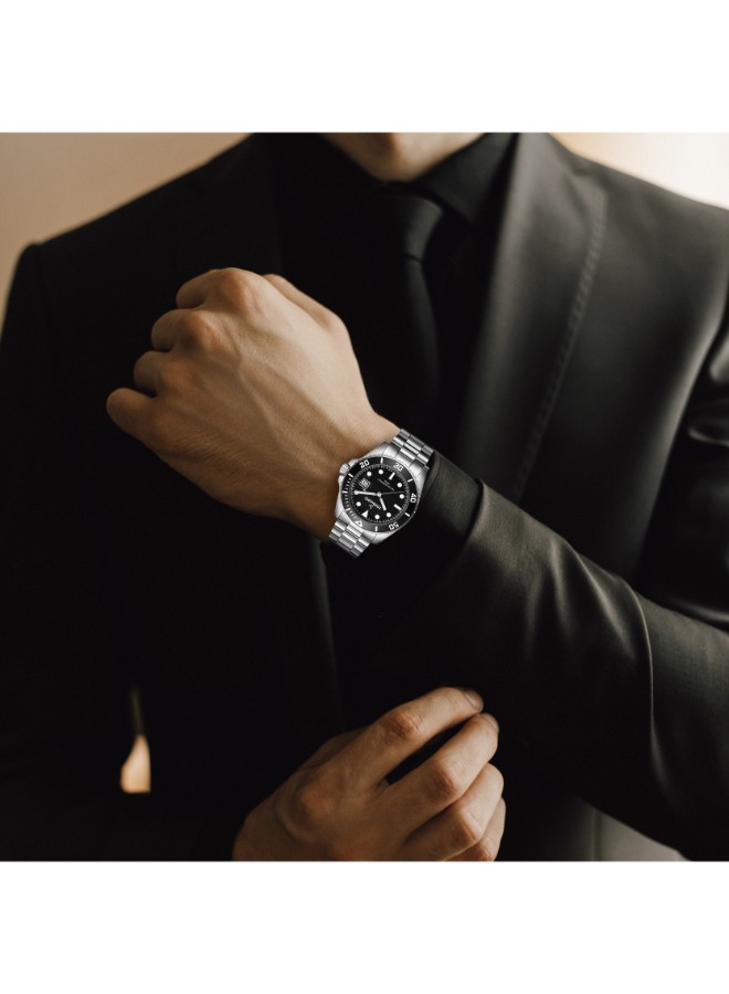 Tornado Lumina Analog Men’s Analog Watch | Black Dial, 42mm, 100 m (10 ATM)