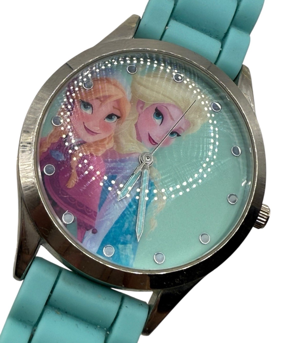 Disney Frozen Ana Elsa Analog Watch Women Youth w Crystals New Battery