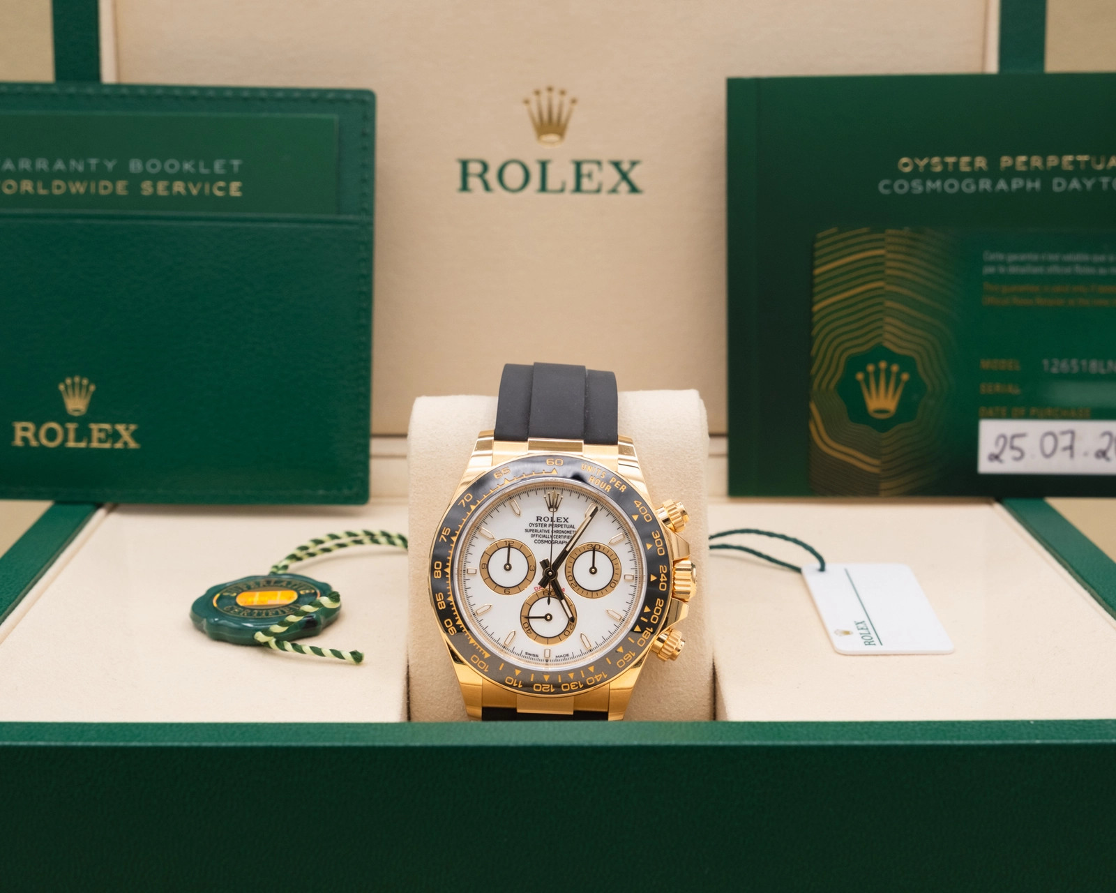 2025 Rolex Daytona White Index Dial Complete