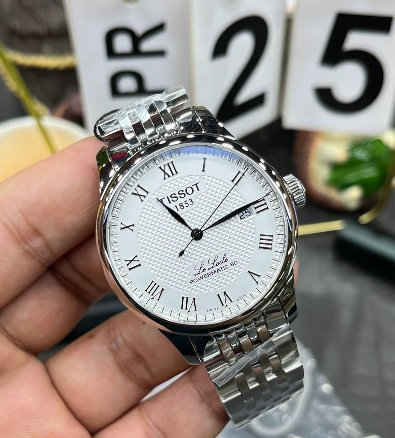 Tissot Le Locle Powermatic 80 Automatic Men’s Watch 39.3mm Steel Date New