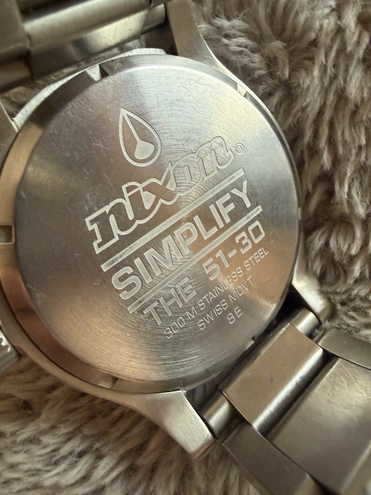 Nixon Simplify The 51-30 Men’s Diver 51mm Quartz 300m Black Dial SS Bracelet