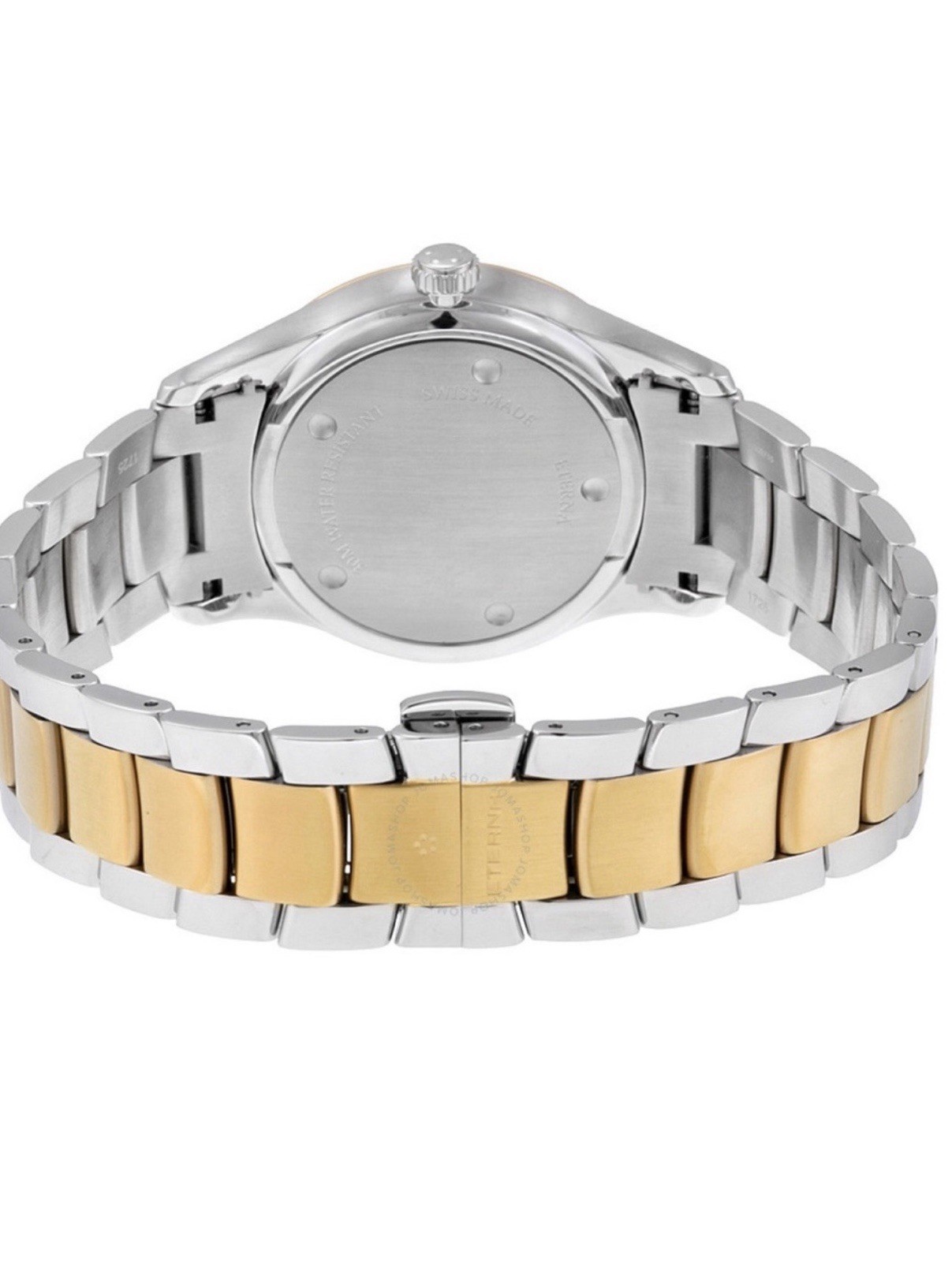 Eterna Artena 40mm Gold Case with Silver/Gold Stailness Steel Strap Men’s…