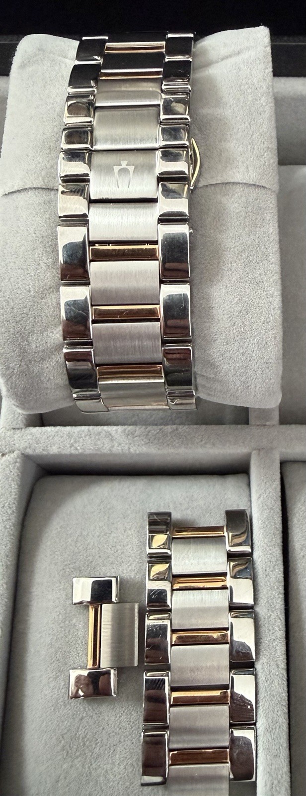 Bulova Men’s Sutton Chronograph Date Indicator Quartz Silver Watch 44MM 98B335