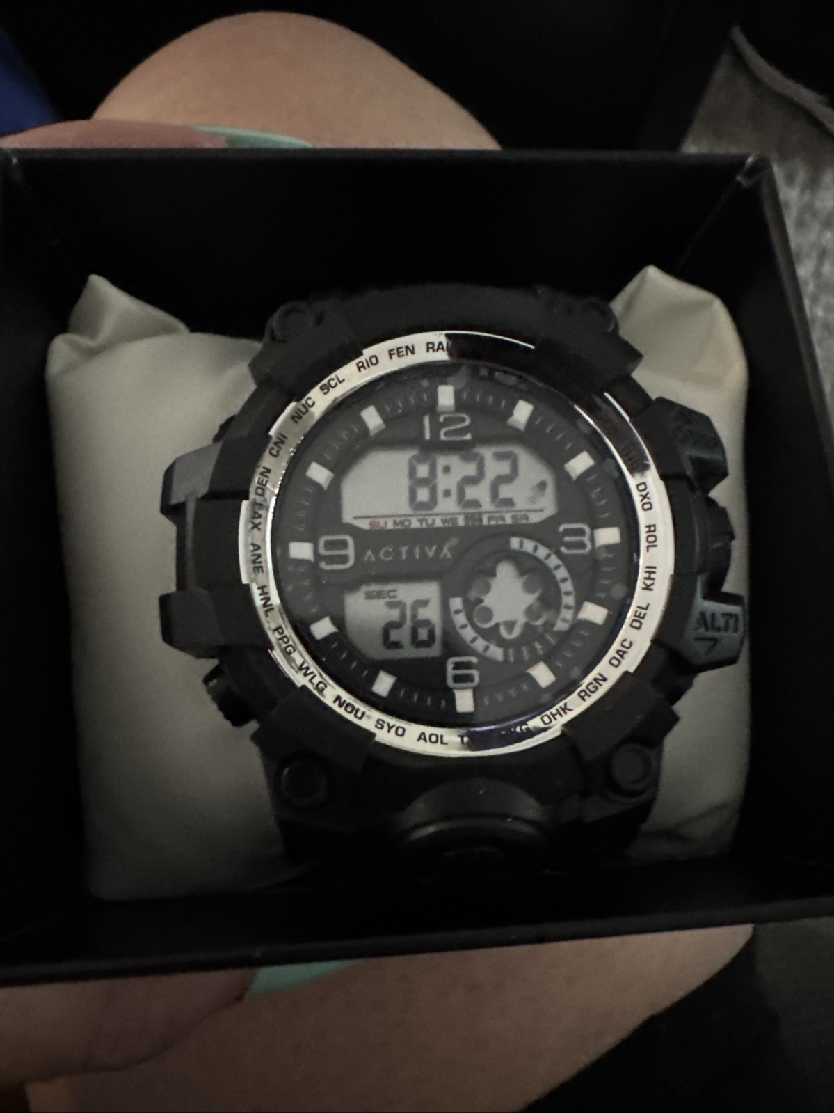 Activa X Invicta Men’s Watch – 54.5mm, Black (ACW435-002) New