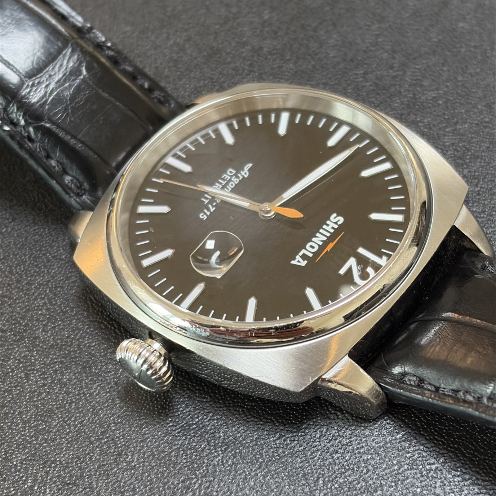 Shinola Brakeman Argonite – black 46mm