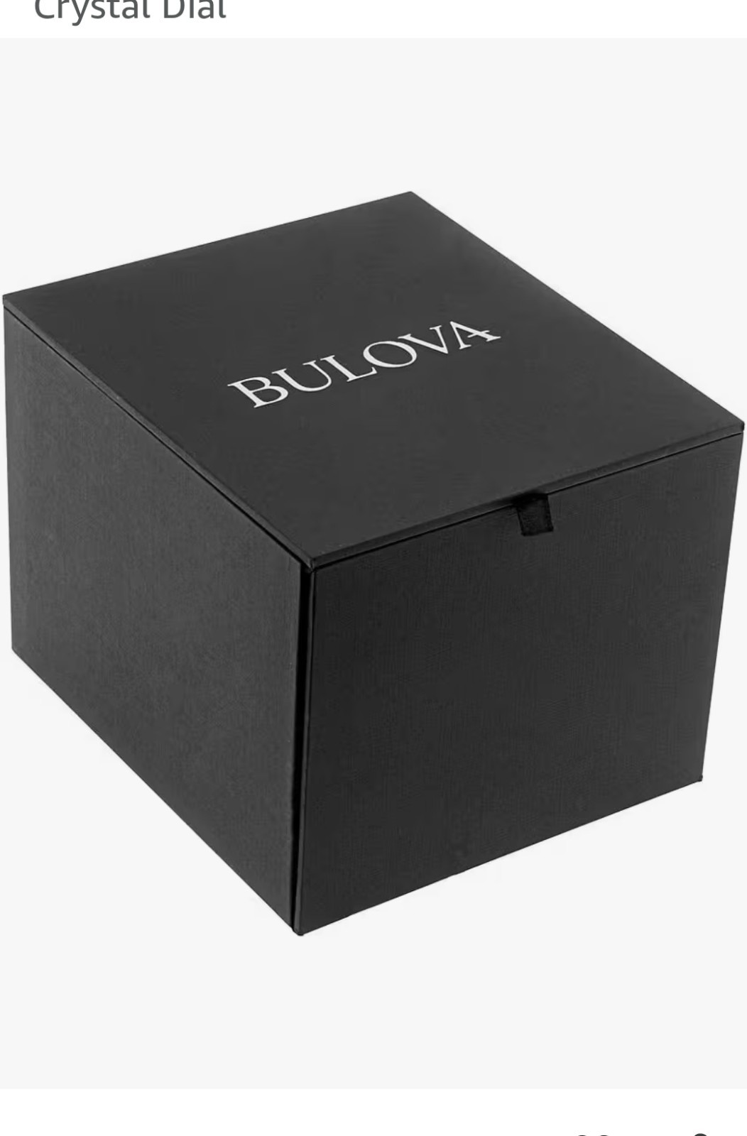 Bulova Crystal 43mm Quartz Silver Crystal Dial Steel Bracelet Water Resistant