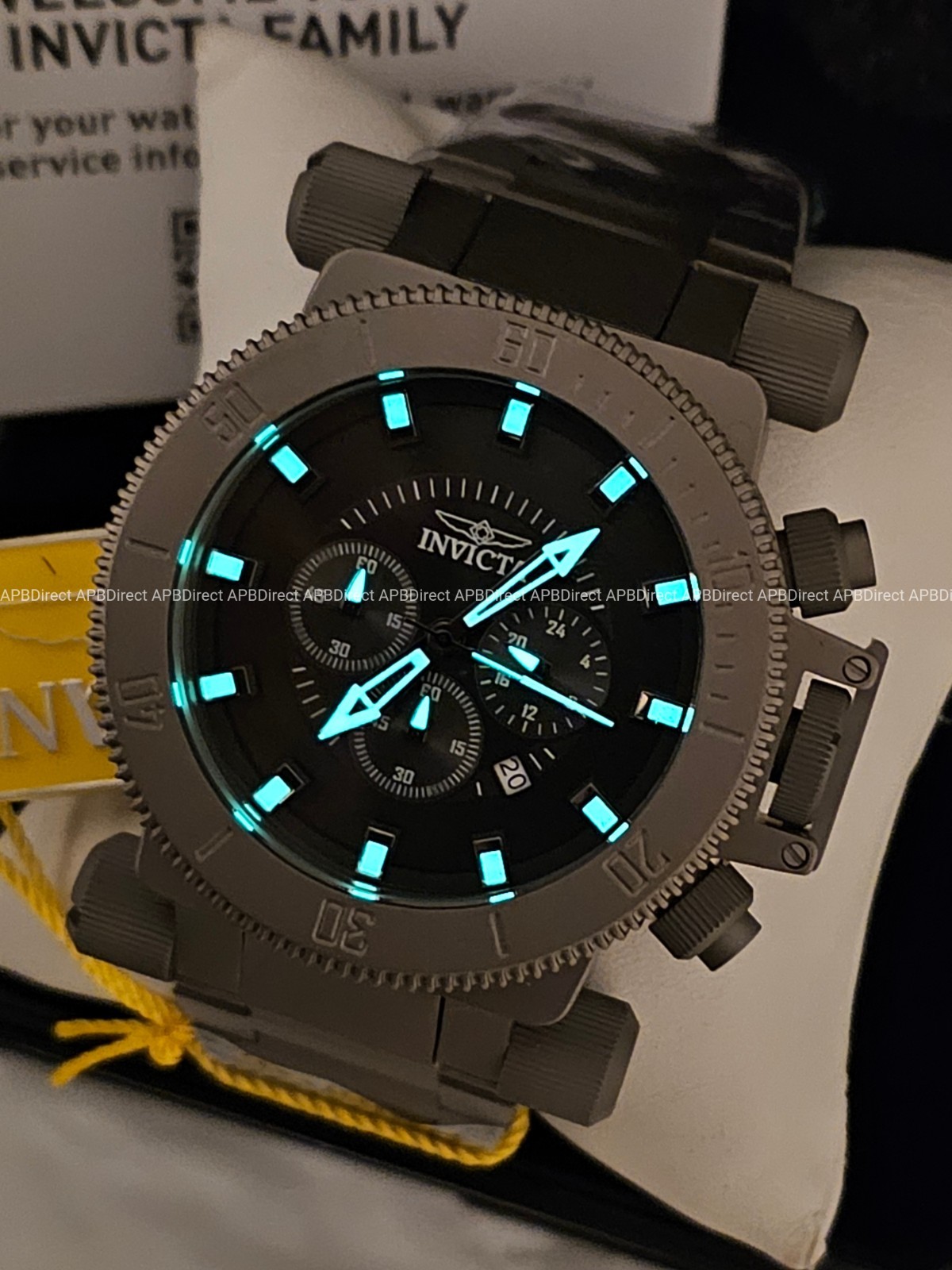 Invicta – Full TITANIUM – Case & Bracelet Coalition Forces – Chrono Mens watch