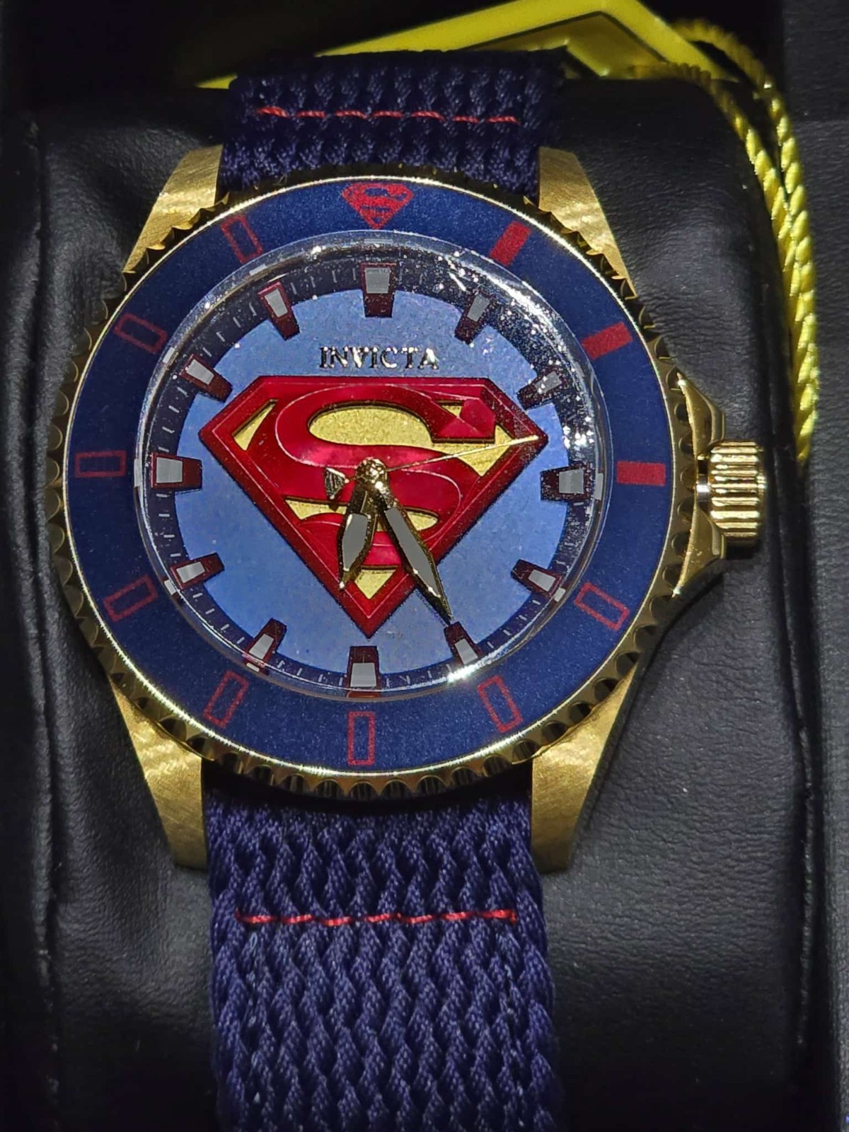 Invicta DC Comics Superman Men’s Watch – 44mm, Blue (41287)BRAND NEW #0118/4000