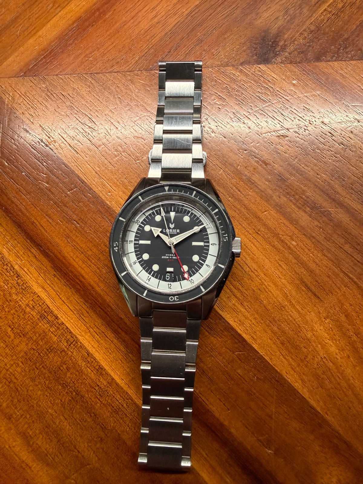 Lorier Hydra SIII GMT Automatic Watch- Miyota 9075 – Flyer GMT- 41MM case