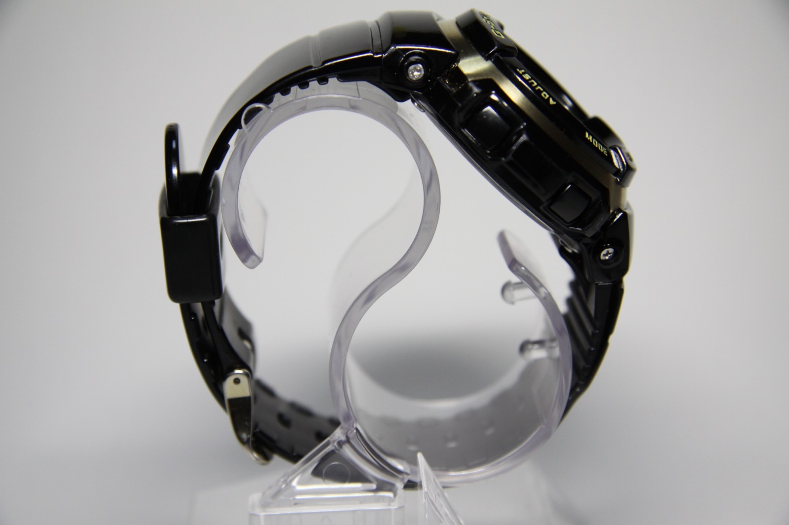CASIO G-SHOCK G-300G Black Gold Digital Analog Watch 3750 Tested Working Japan