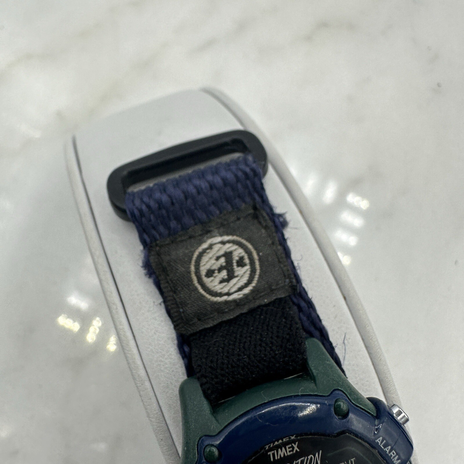 Vintage Timex Expedition Womens Two Tone Blue Green Digital Watch New Battery
