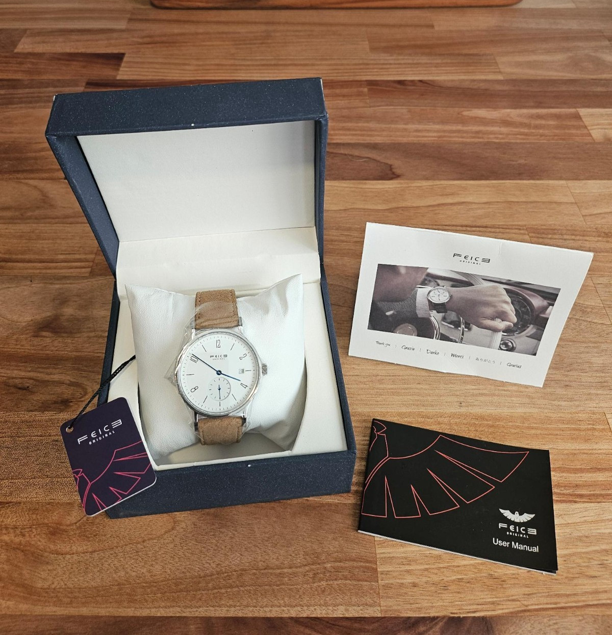 FEICE Original Automatic Mechanical Watch – Original Box And Manual – Excellent