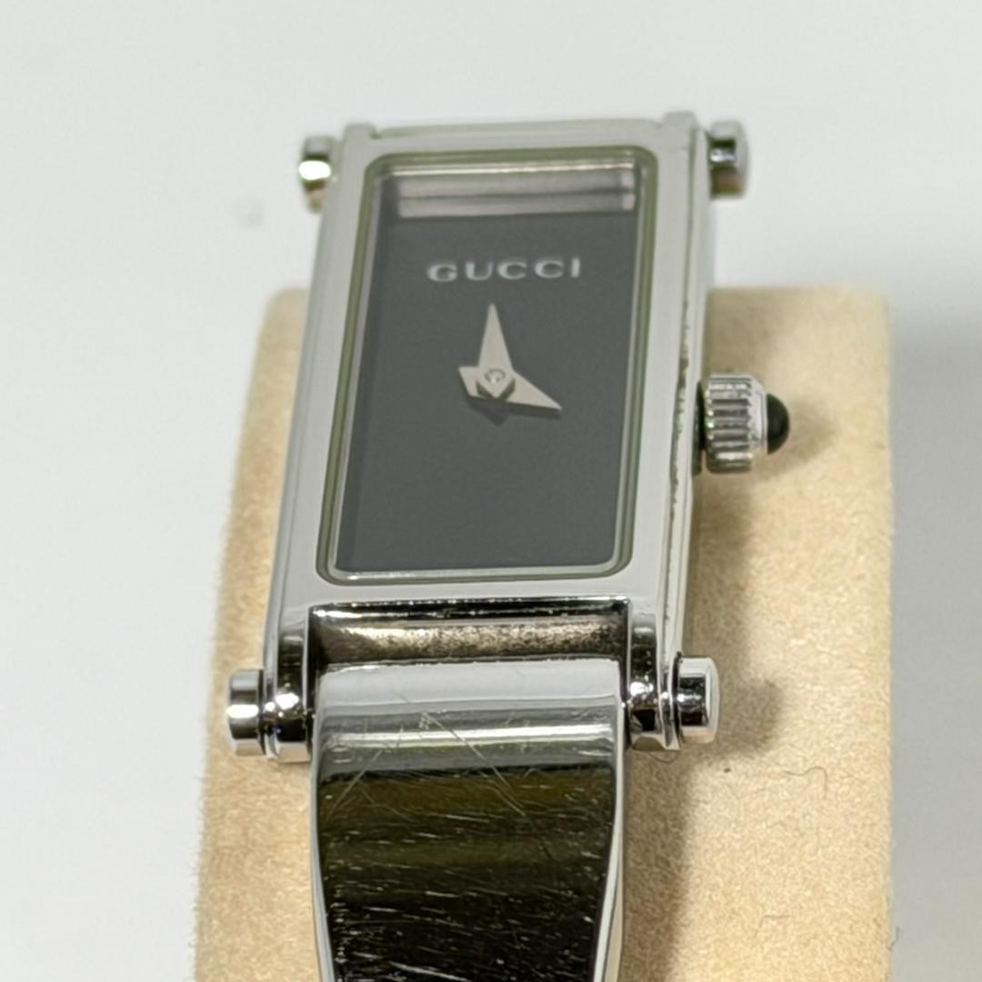 GUCCI 1500L Black Dial Quartz Bangle Watch Pre-Owned