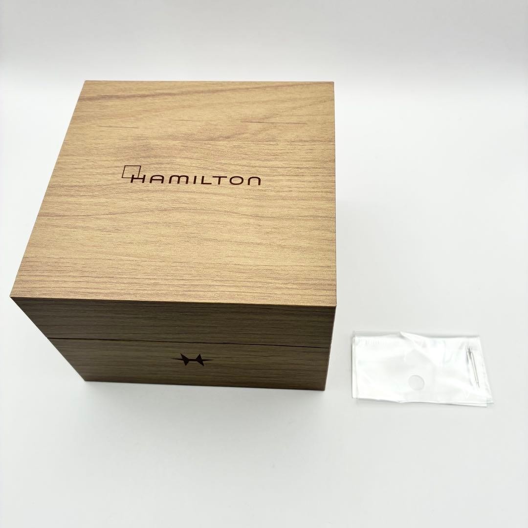 Excellent Hamilton Khaki Field Mechanic H694390 White Manual Winding With Box