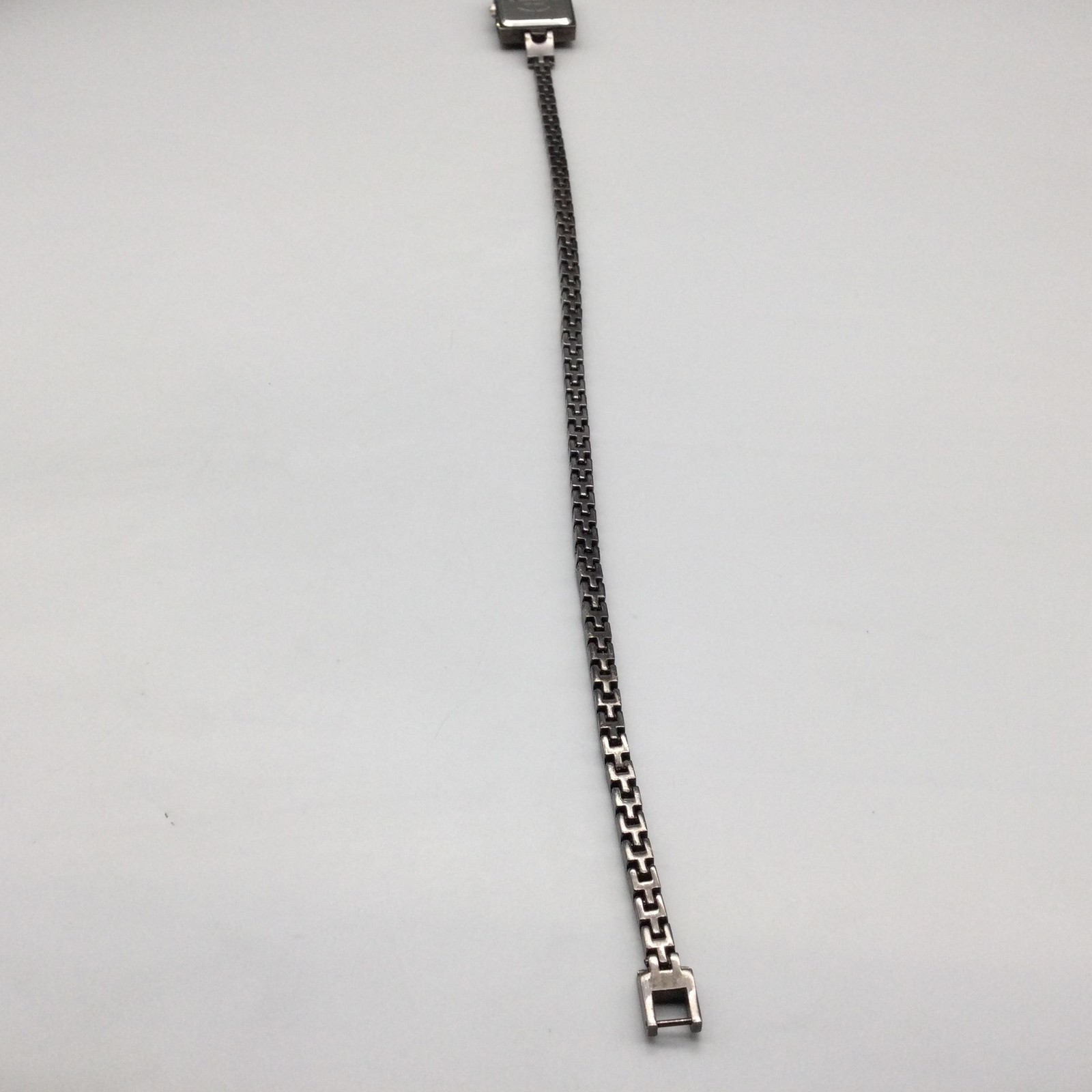 Geneva Watch Womens 22mm Silver Tone Crystals Bezel Wrap Band New Battery 13.5″