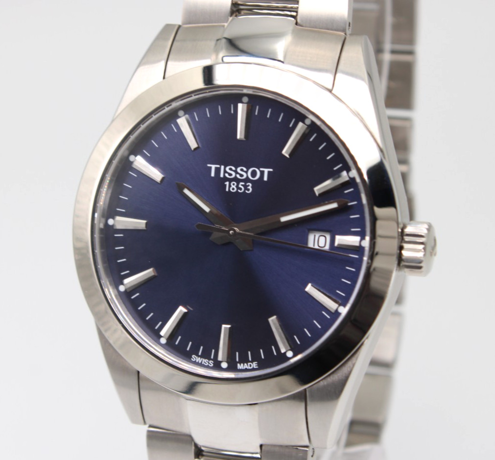 TISSOT Gentleman T127.410.11.041.00 Quartz Blue Dial Men’s Watch 40mm