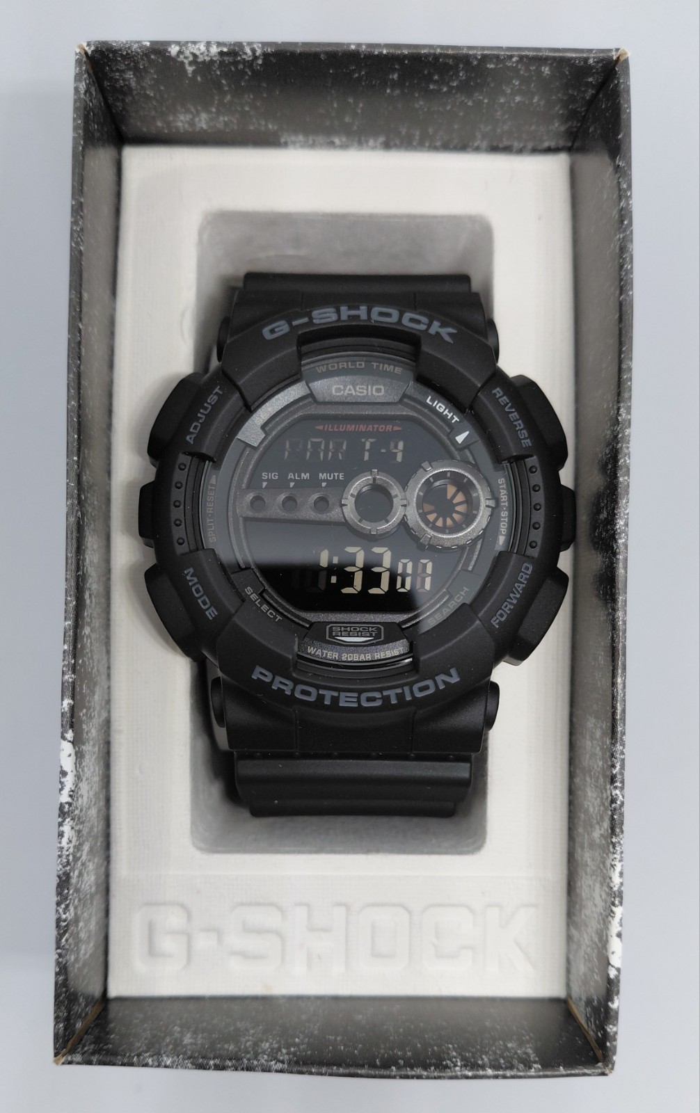 Casio G-SHOCK GD100-1B Mens Sports Watch 200M Water Resistant New In Box