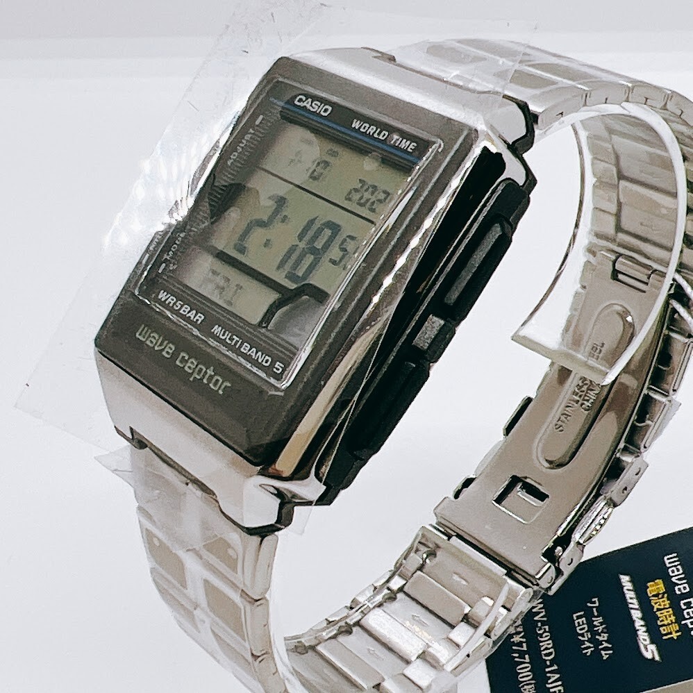 CASIO WAVE CEPTOR WV-59RD-1AJF Men’s Watch Super Illuminator Japan Silver