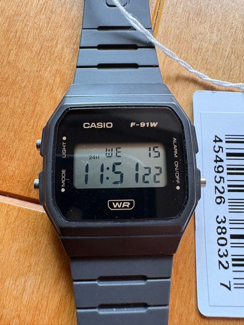 CASIO Watch F-91WB-8A Dark Gray [International Model]