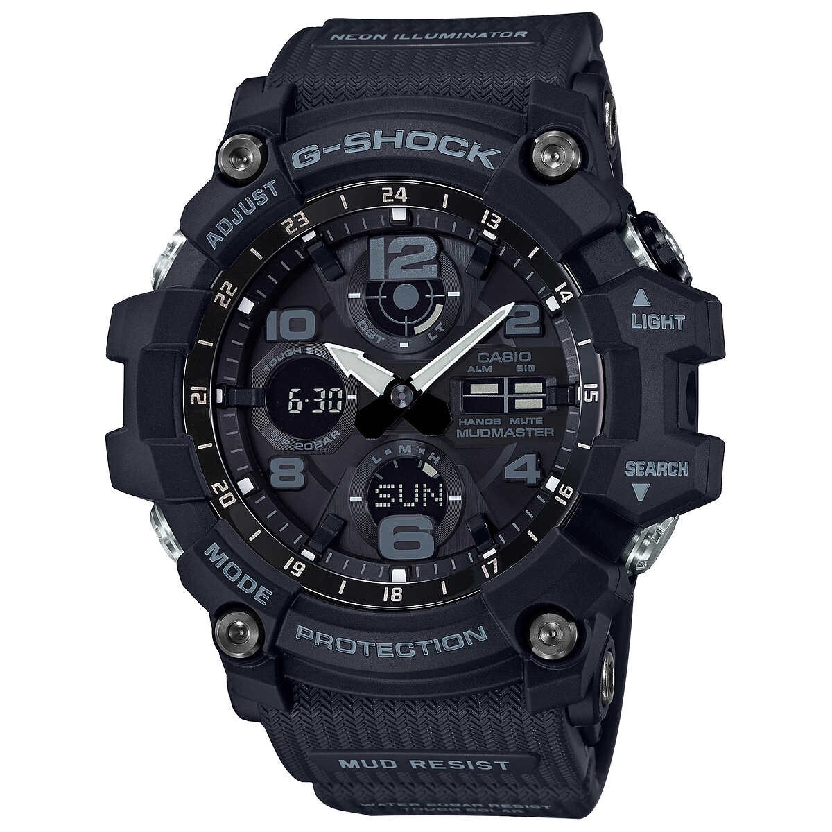 Casio Master G-Shock Mudmaster Men’s Solar Power Watch GSG100-1AWC