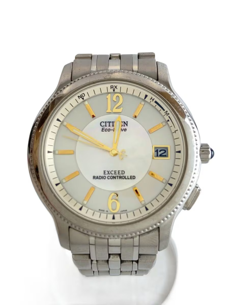 CITIZEN Solar Watch Analog CRM SLV Titanium H410 T007716