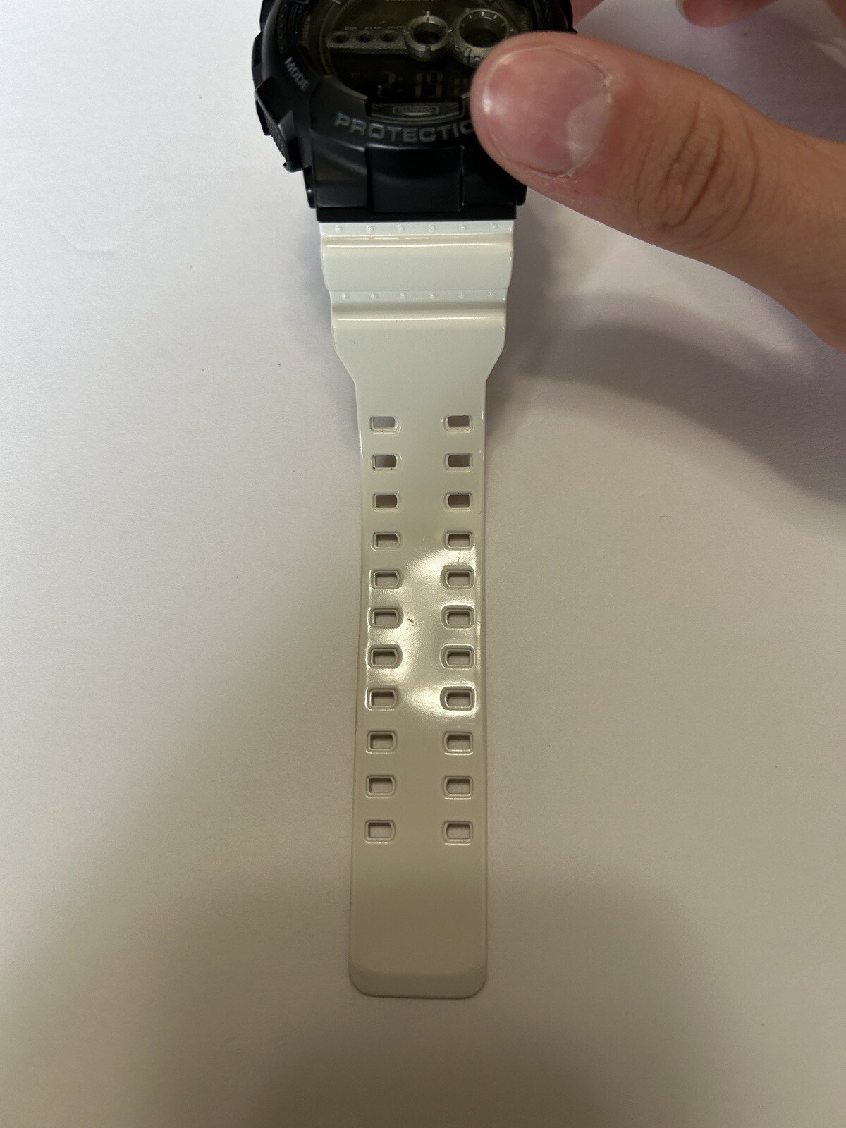 Casio G-Shock GD-100-1B Digital Watch – Black & White Custom