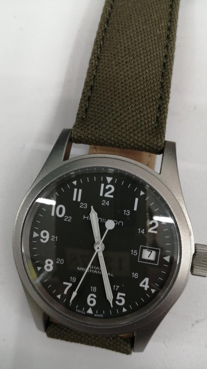 Khaki Field Mechanical Model H694390 HAMILTON