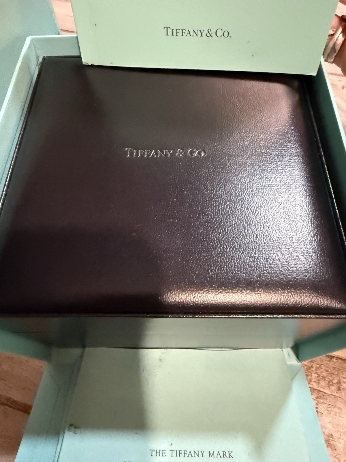 Tiffany & Co Atlas Mark Coupe Resonator Ladies Date Watch SS Guilloche Box Paprs