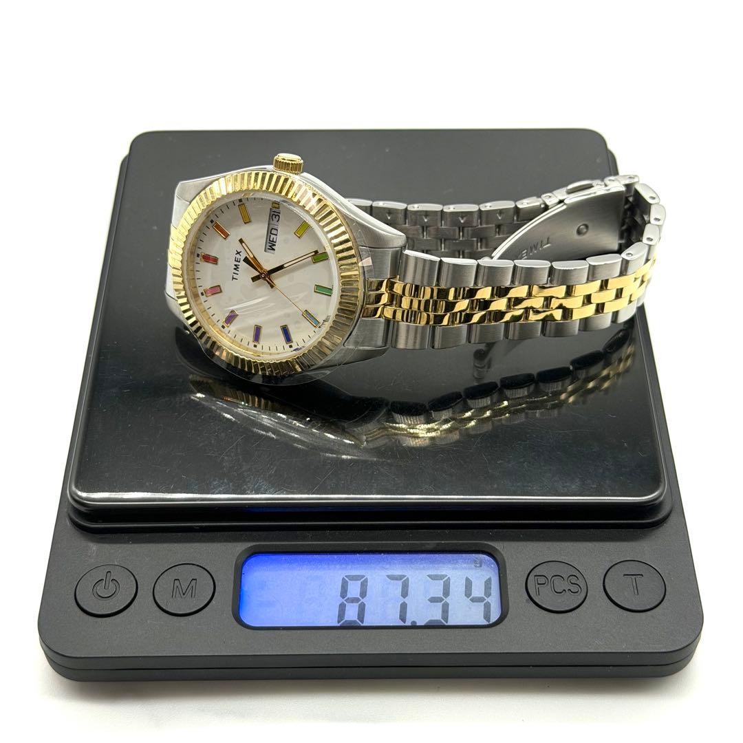 Timex Waterbury Legacy White Dial Two Tone Watch Unused