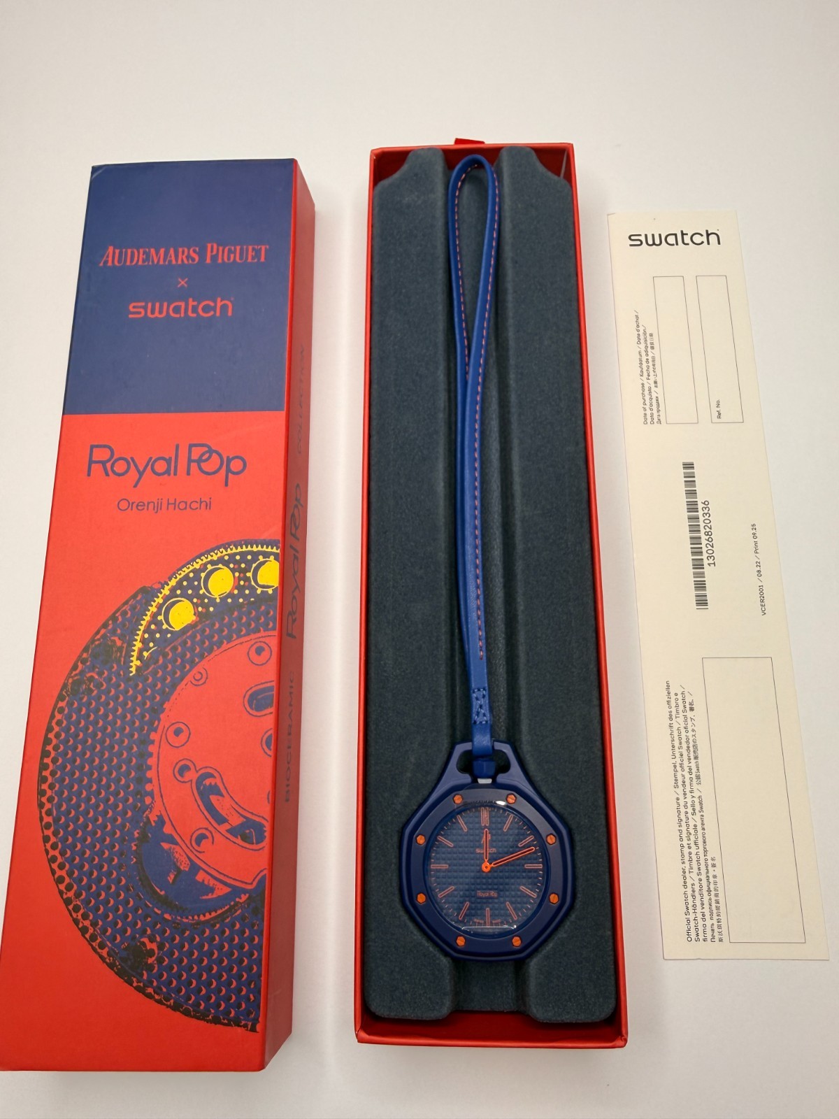 Swatch AP Watch – Royal Pop – Orenji Hachi – Knicks Blue