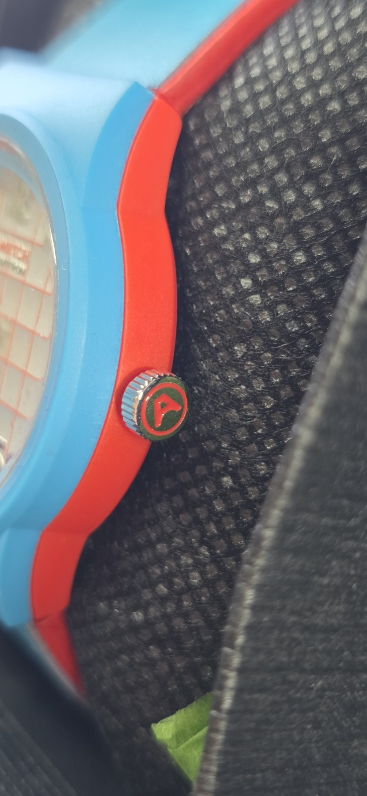Armitron A.WATCH 50th Anniversary Edition Blue & Red Silicone Watch NEW