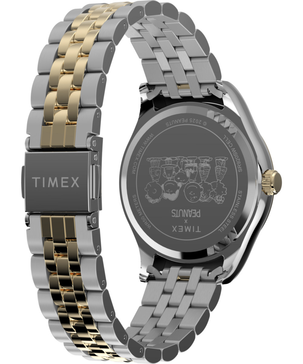 Timex Multicolour Womens Analogue Watch Peanuts Legacy Bowtie TW2Y11100
