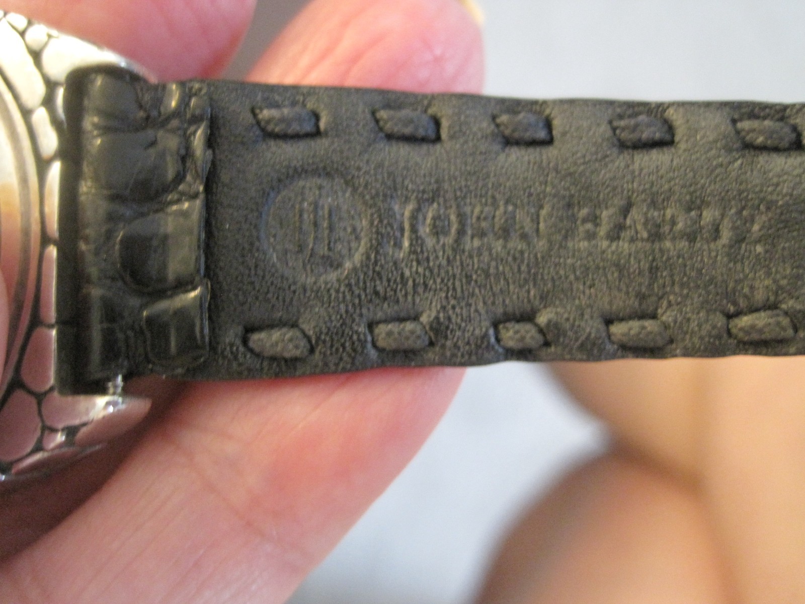 JOHN HARDY STERLING SILVER MENS WATCH