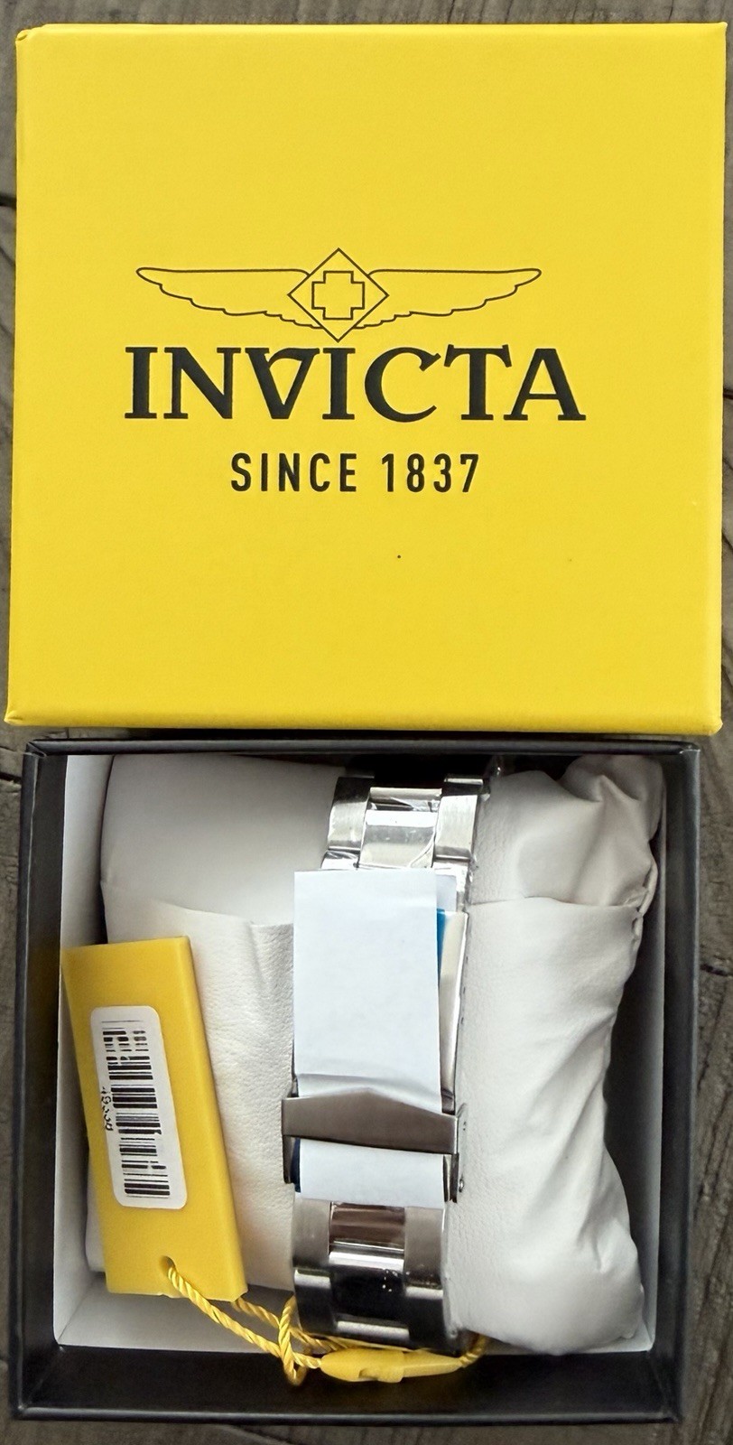 Invicta Specialty Rowan Watch 40mm, Steel, Black Dial, Green Bezel (49338)
