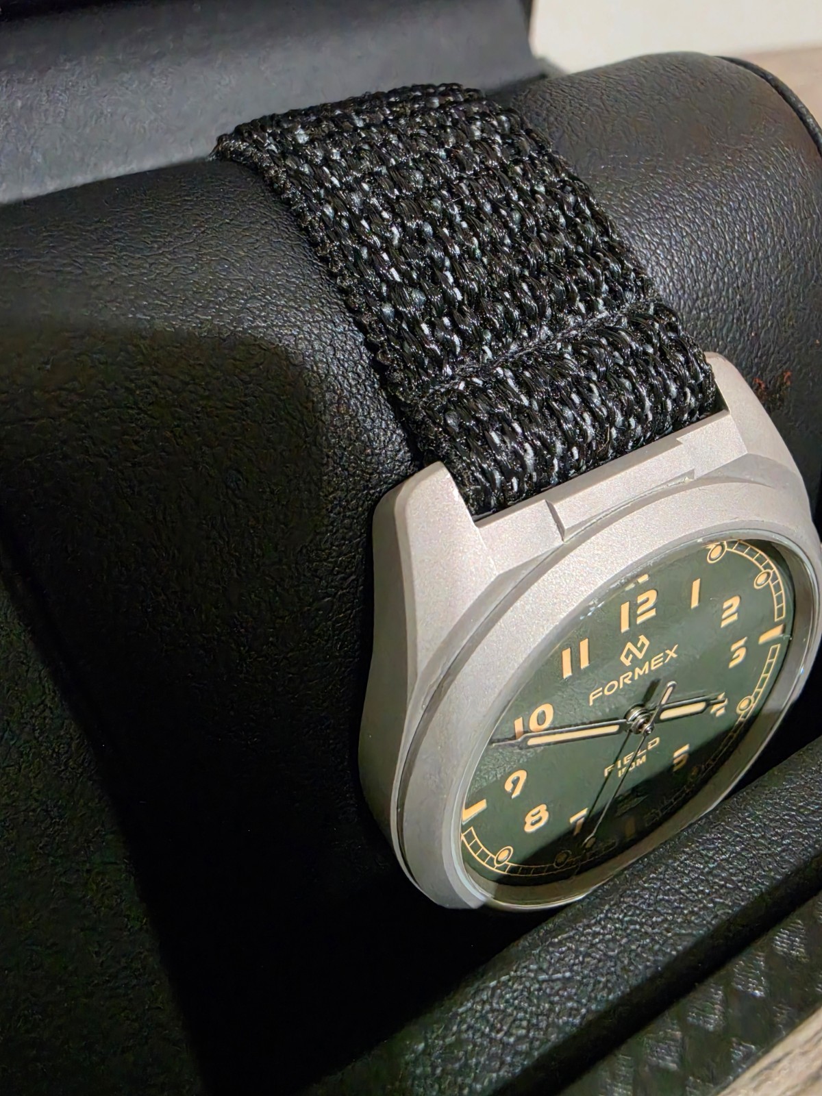 Formex Automatic Sage Green Field Watch Titanium Case, Box and Papers Included