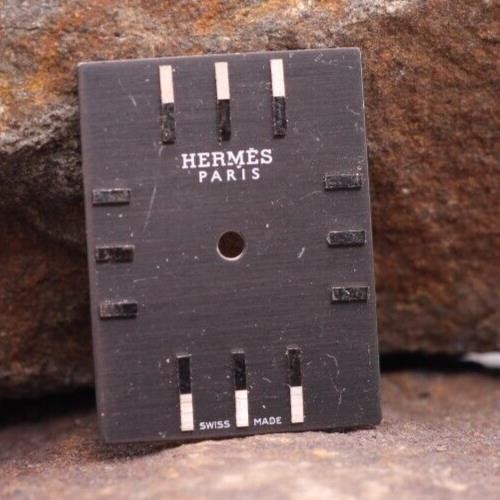 HERMES TANK WRIST WATCH DIAL PARIS SWISS MADE 19.5×25.6mm SLATE (CD)